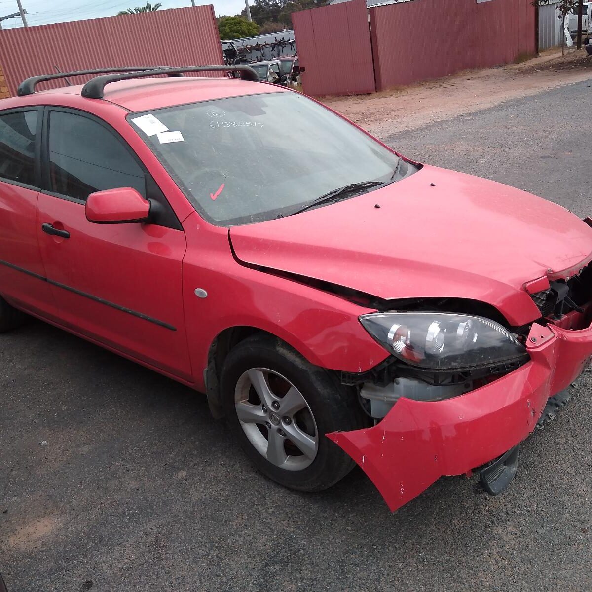 2008 MAZDA 3 RIGHT REAR DOOR SLIDING