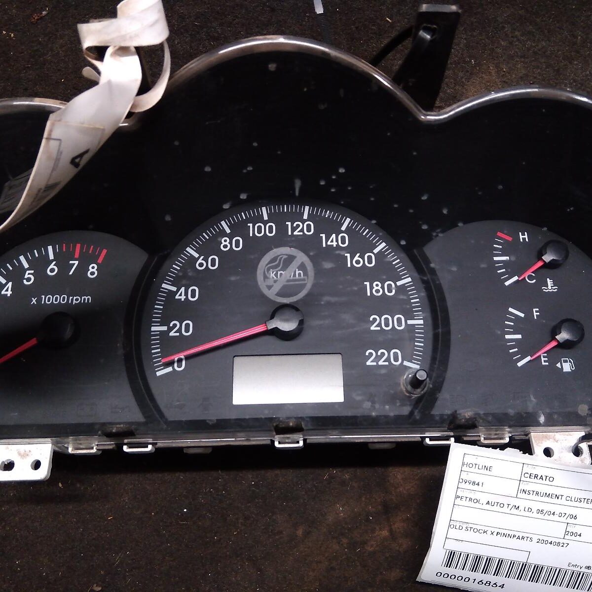 2004 KIA CERATO INSTRUMENT CLUSTER