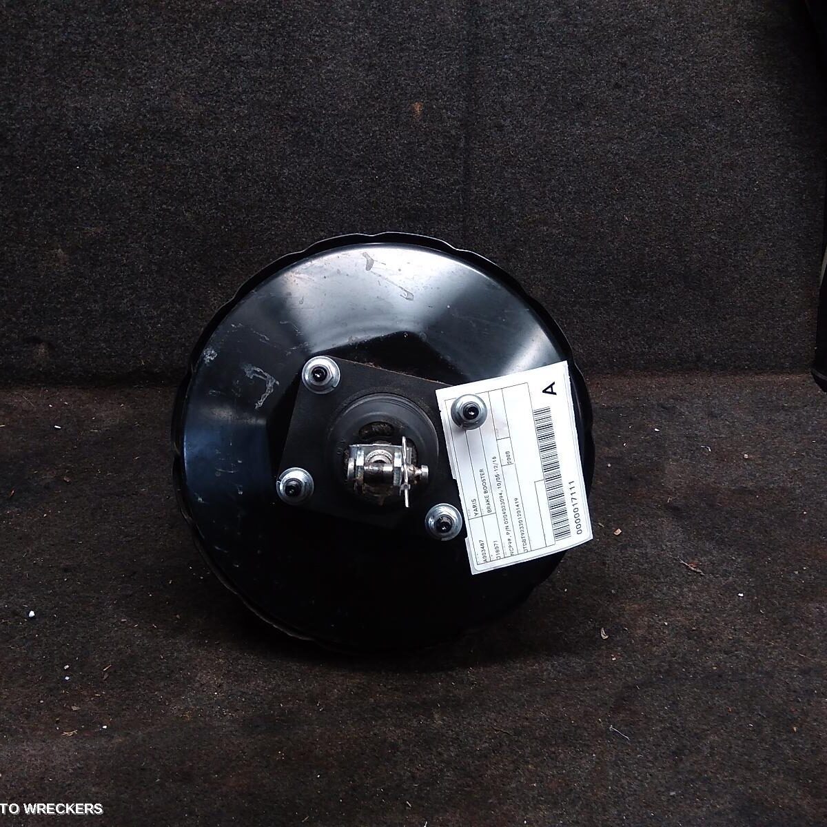 2008 TOYOTA YARIS Brake Booster