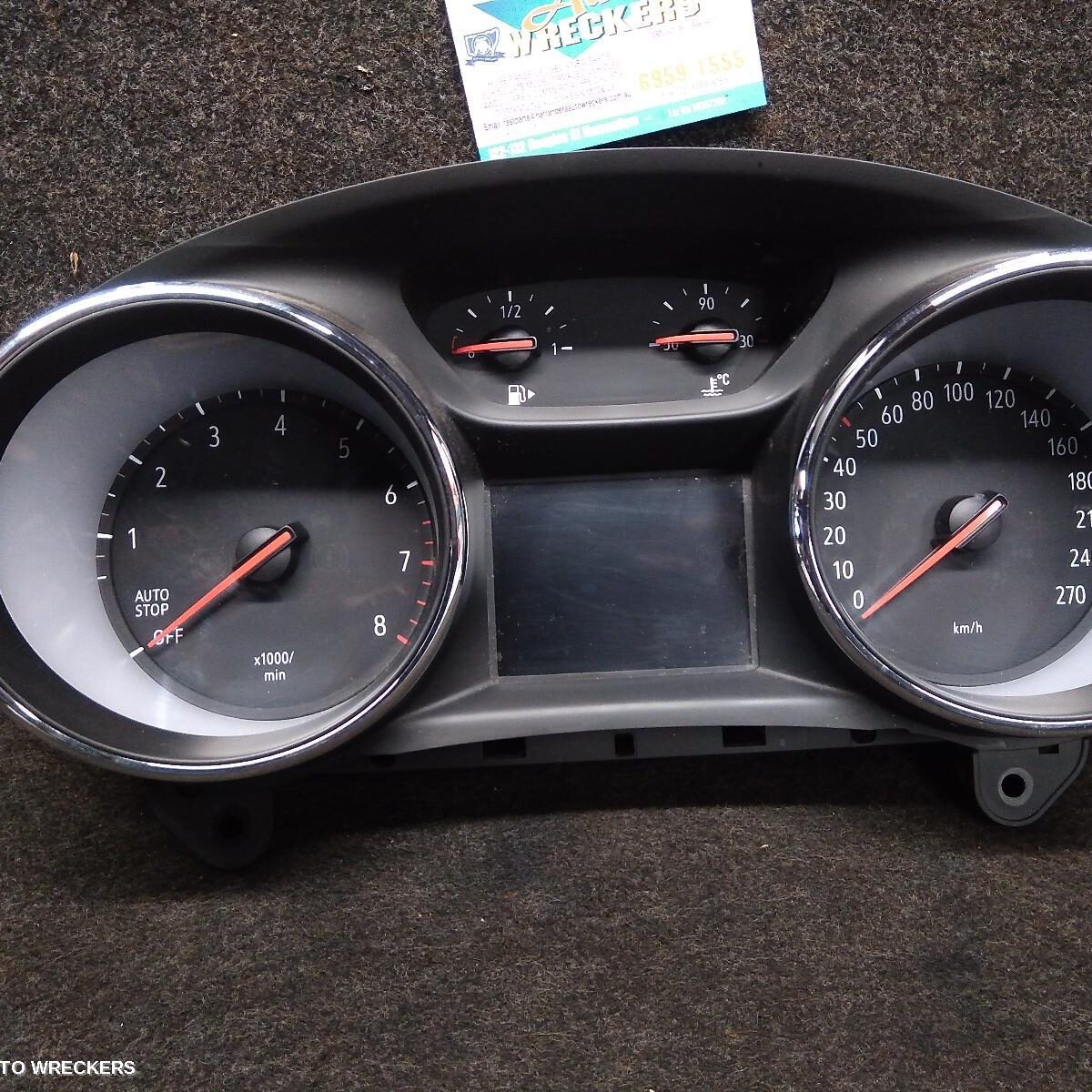2017 HOLDEN ASTRA Instrument Cluster