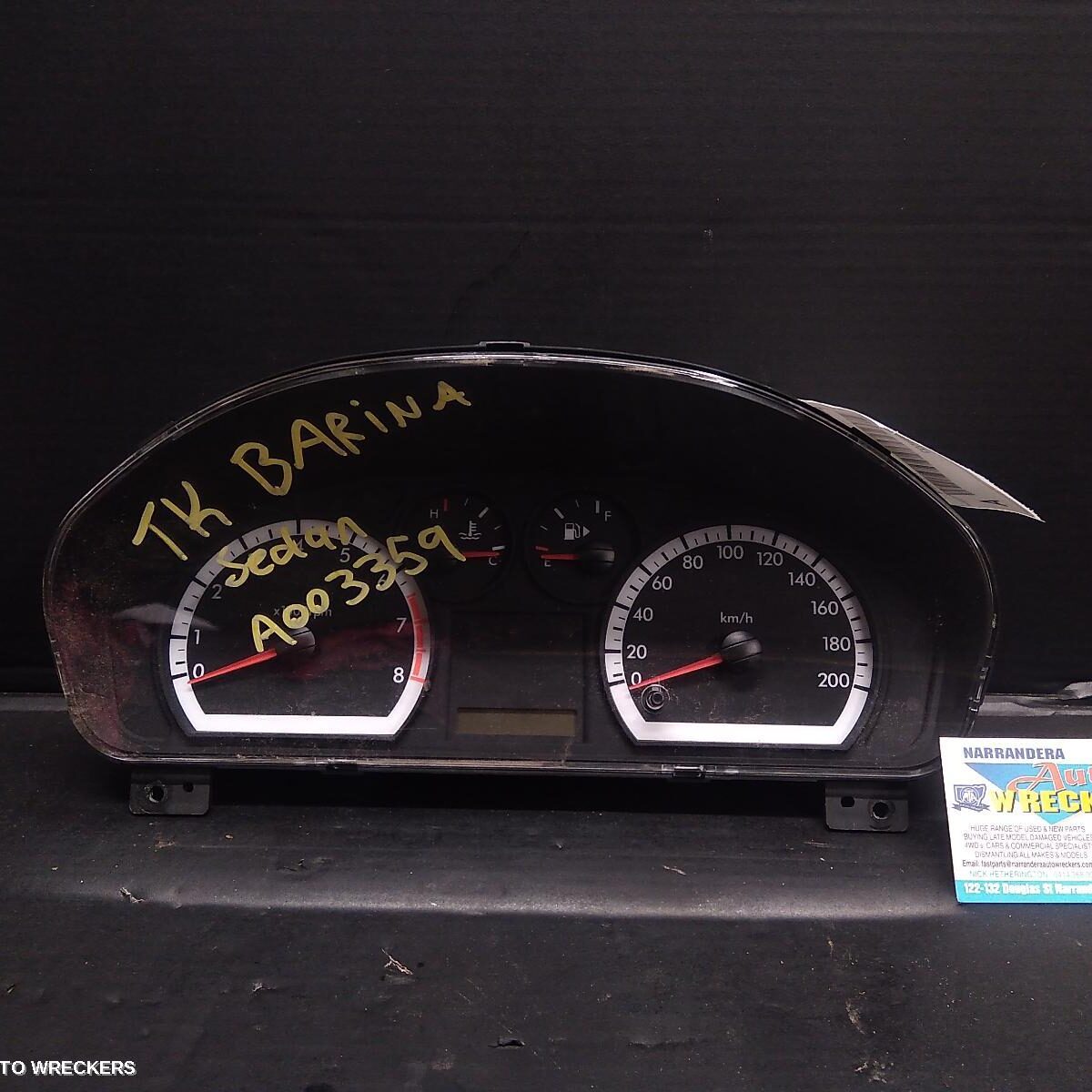 2006 HOLDEN BARINA Instrument Cluster