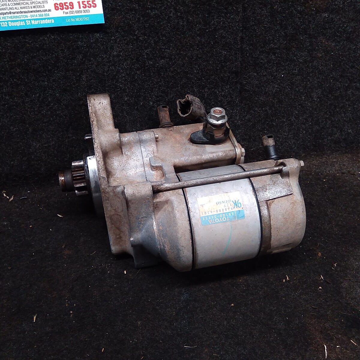 2011 TOYOTA HILUX STARTER