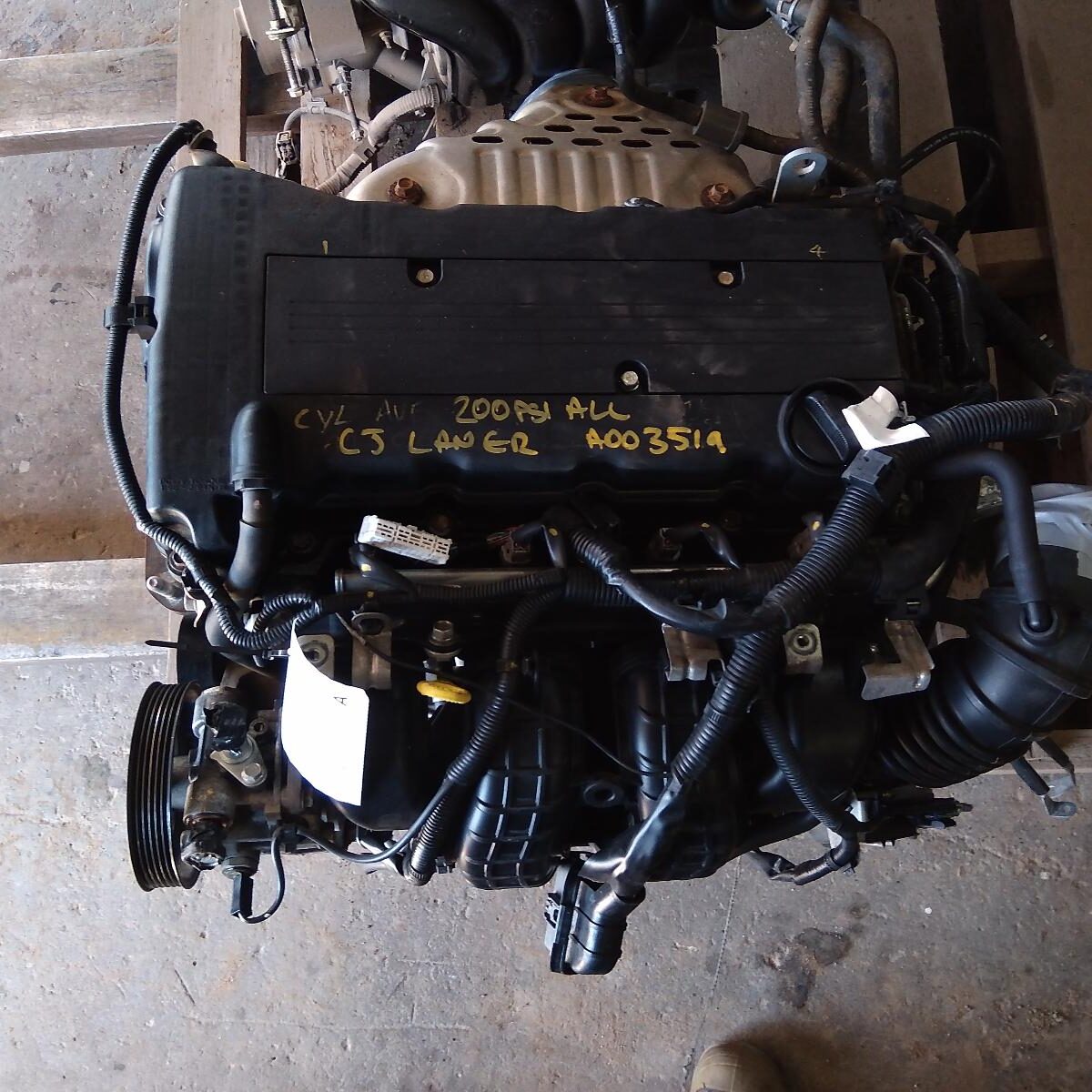 2009 MITSUBISHI LANCER ENGINE