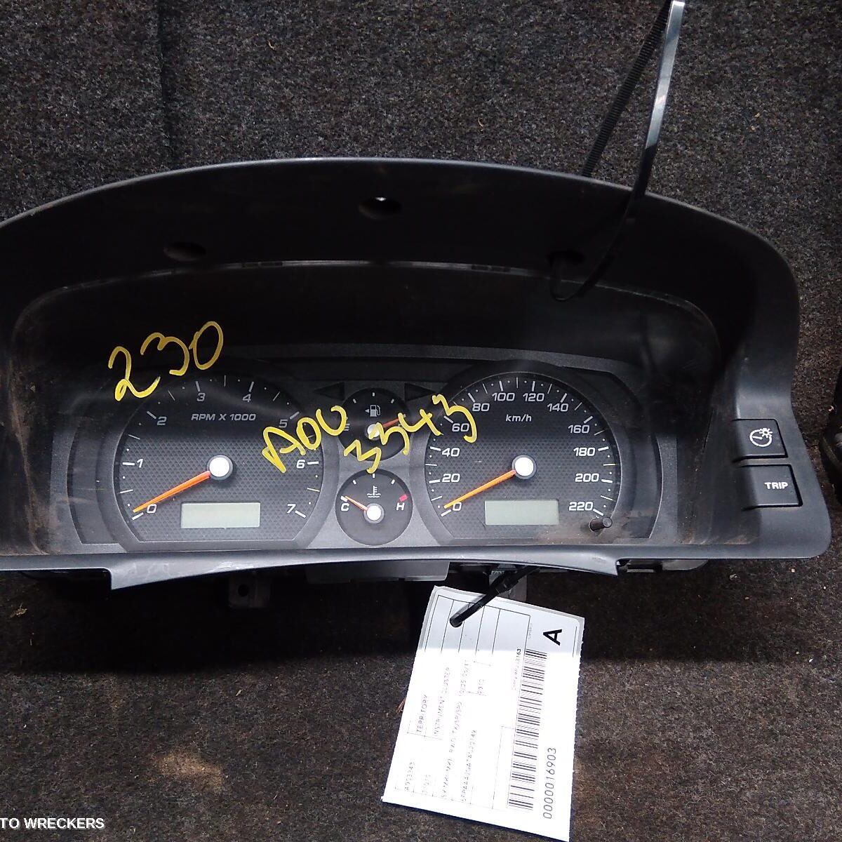 2010 FORD TERRITORY Instrument Cluster