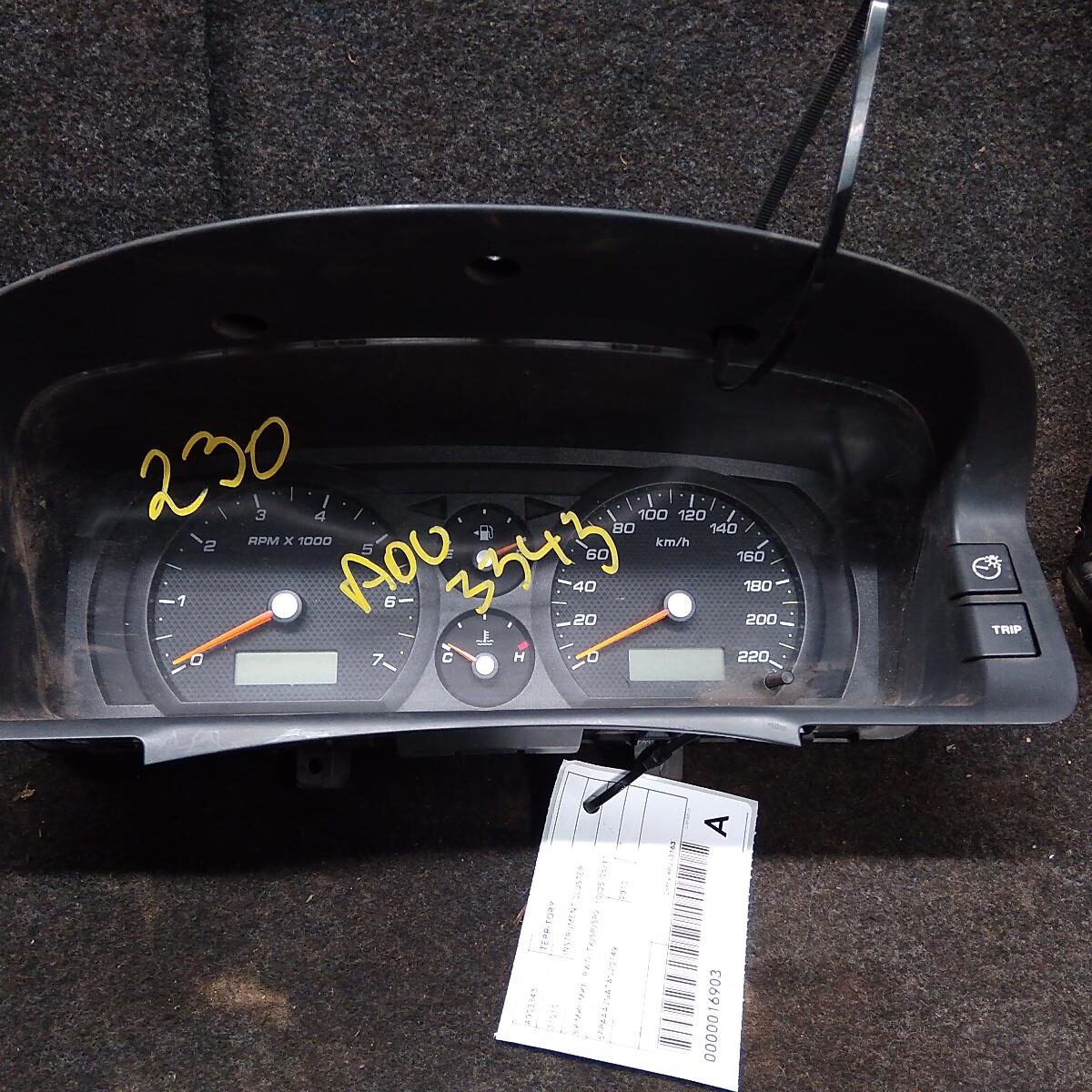 2010 FORD TERRITORY INSTRUMENT CLUSTER