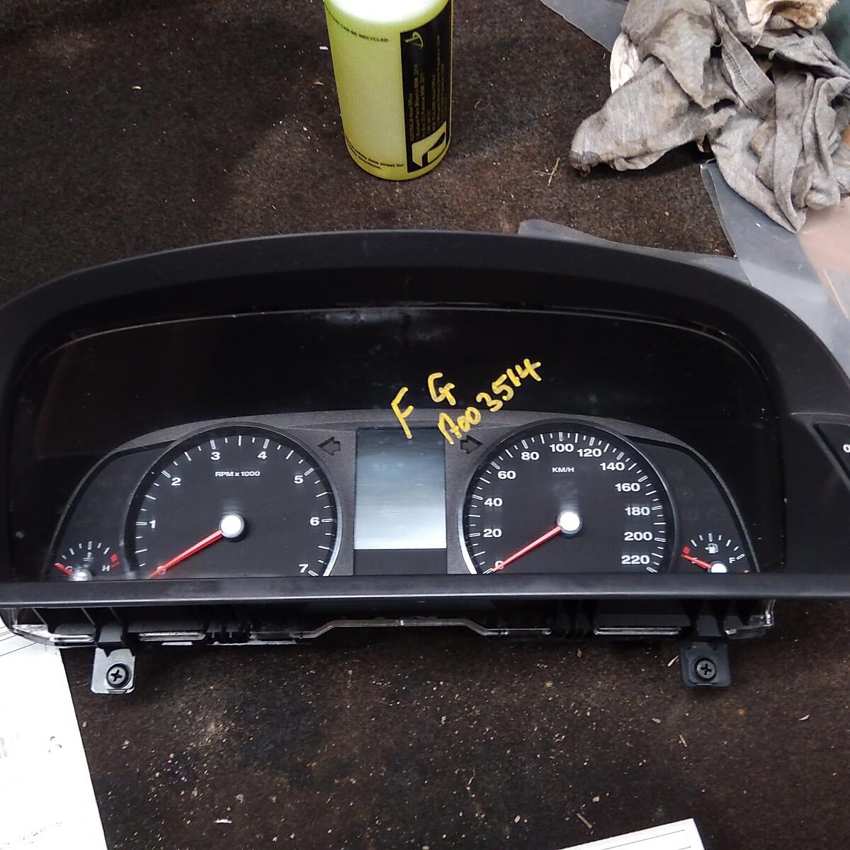 2010 FORD FALCON INSTRUMENT CLUSTER