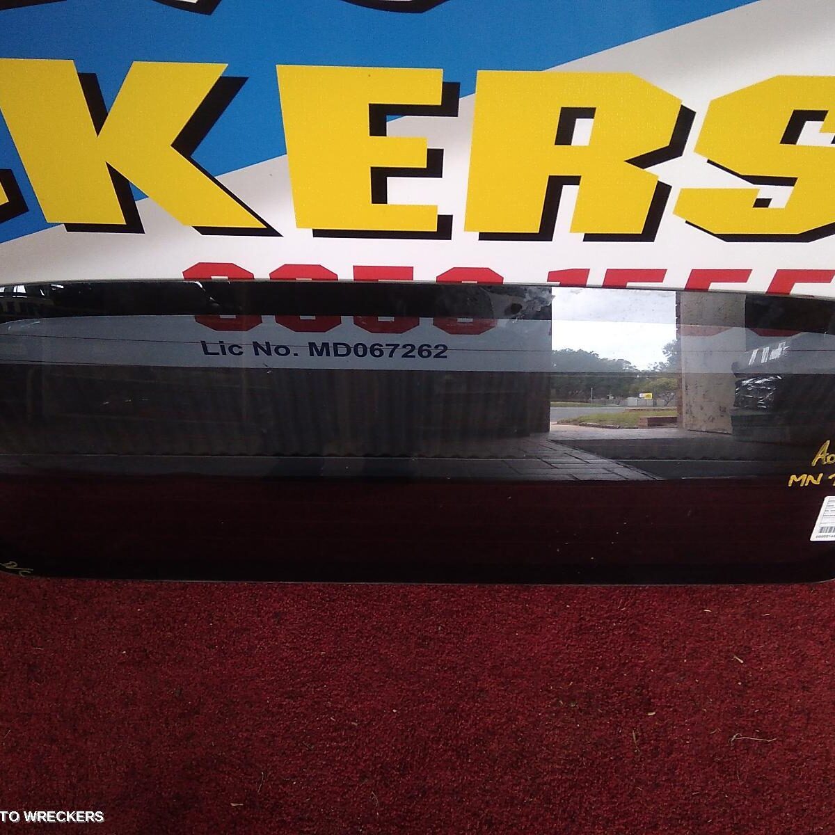 2014 MITSUBISHI TRITON Rear/Tailgate Glass