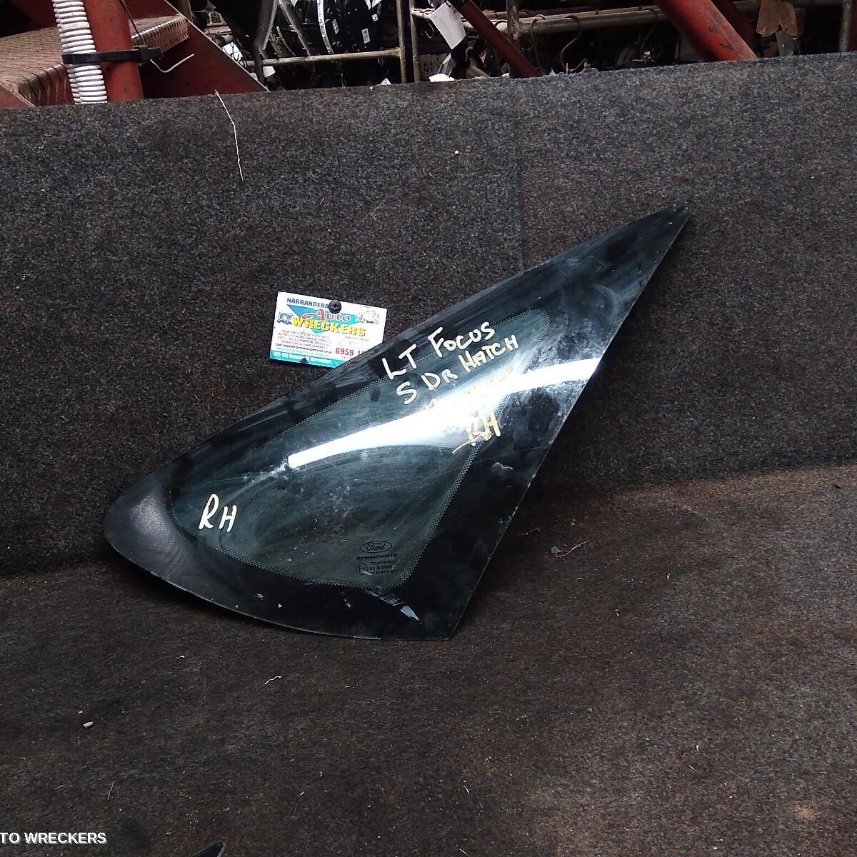 2006 FORD FOCUS Right Rear Side Glass