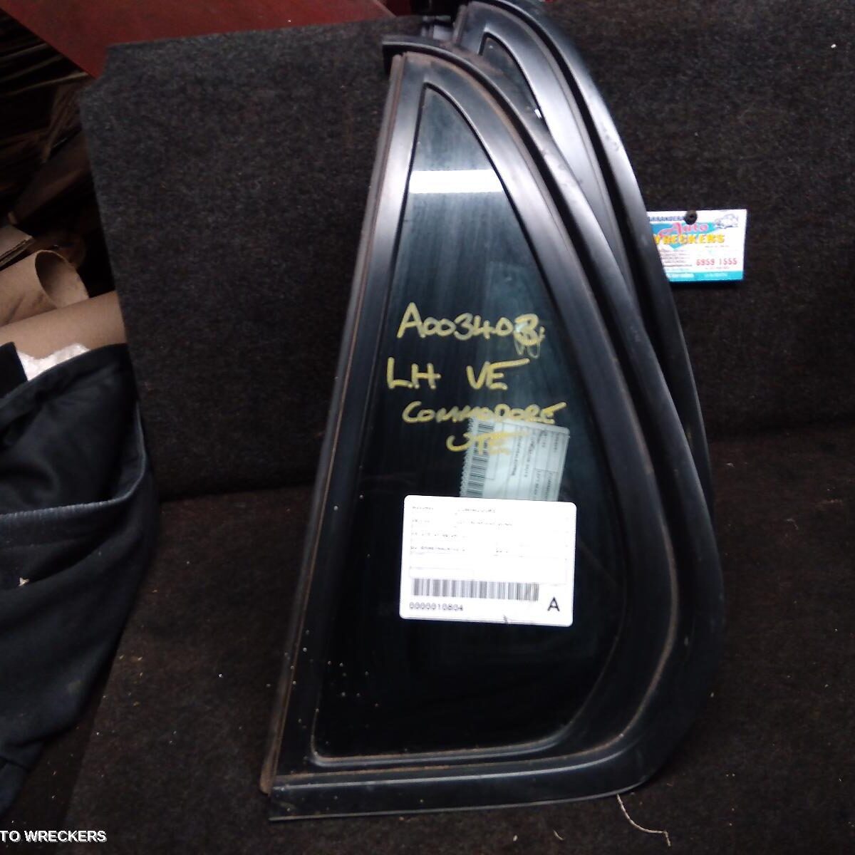 2010 HOLDEN COMMODORE Left Rear Side Glass