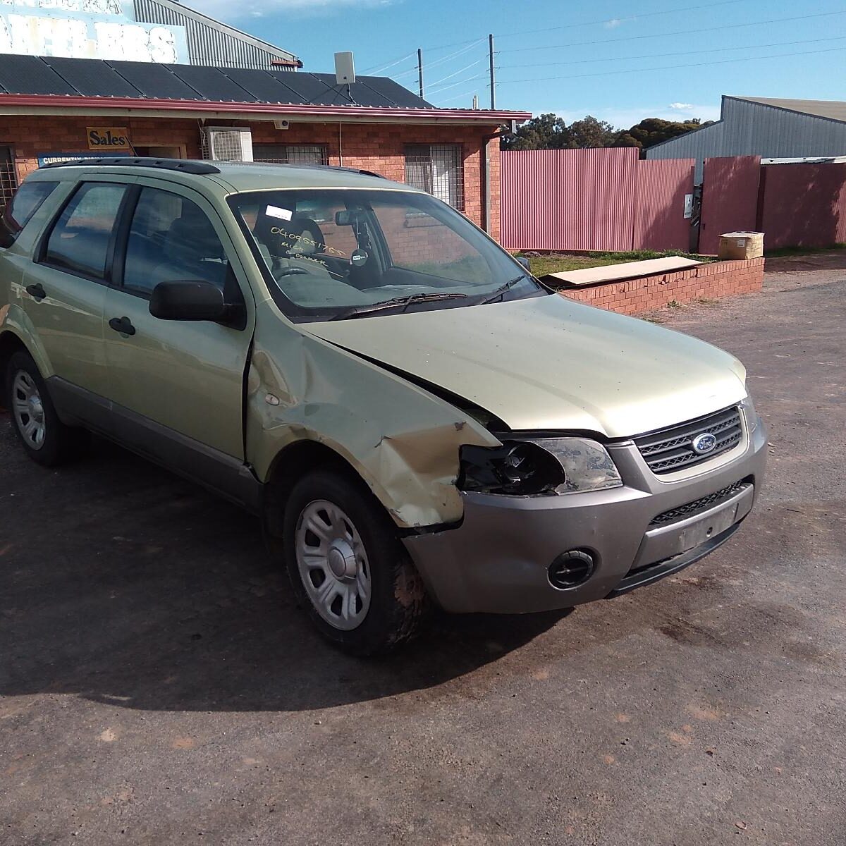 2005 FORD TERRITORY Left Rear Door Window