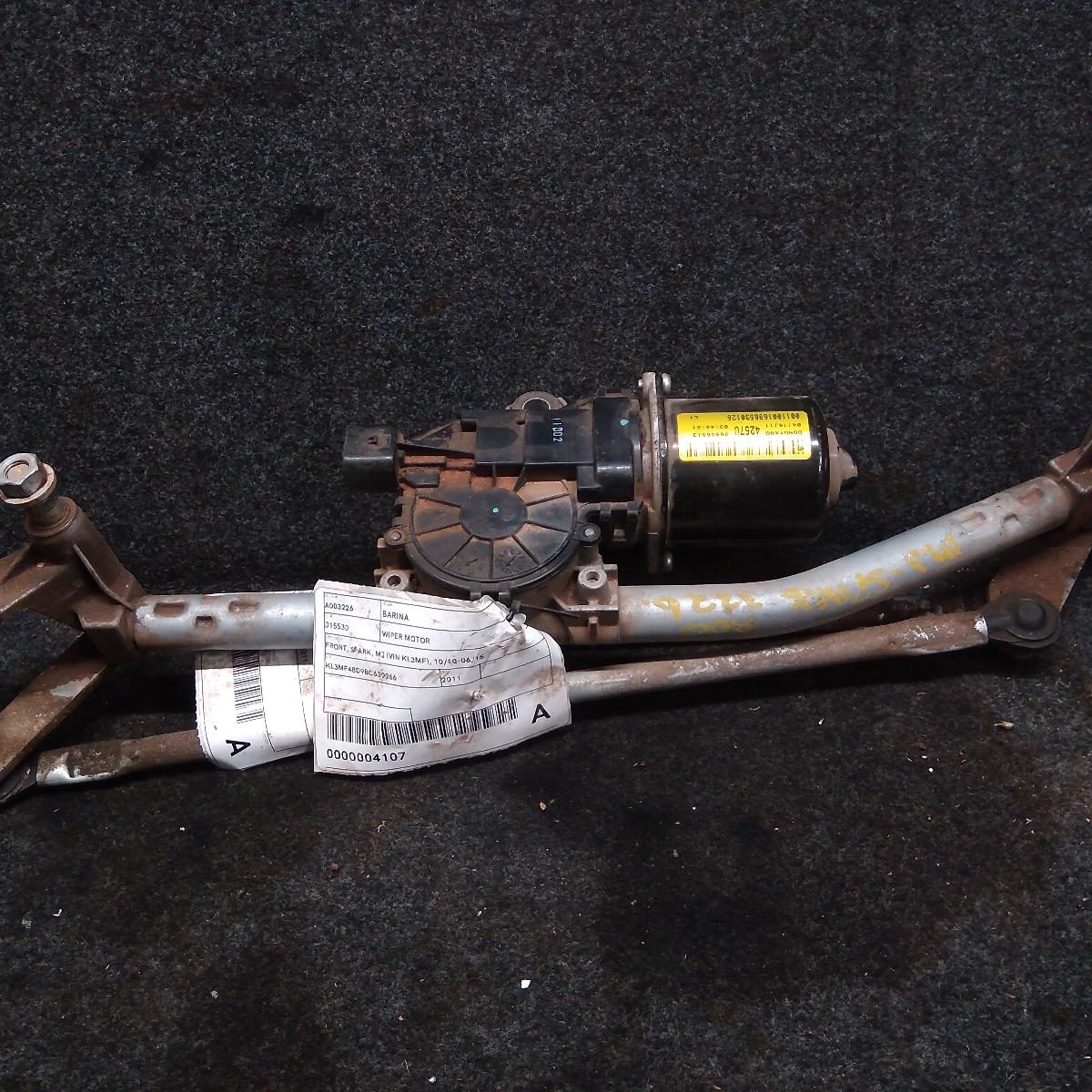 2011 HOLDEN BARINA WIPER MOTOR