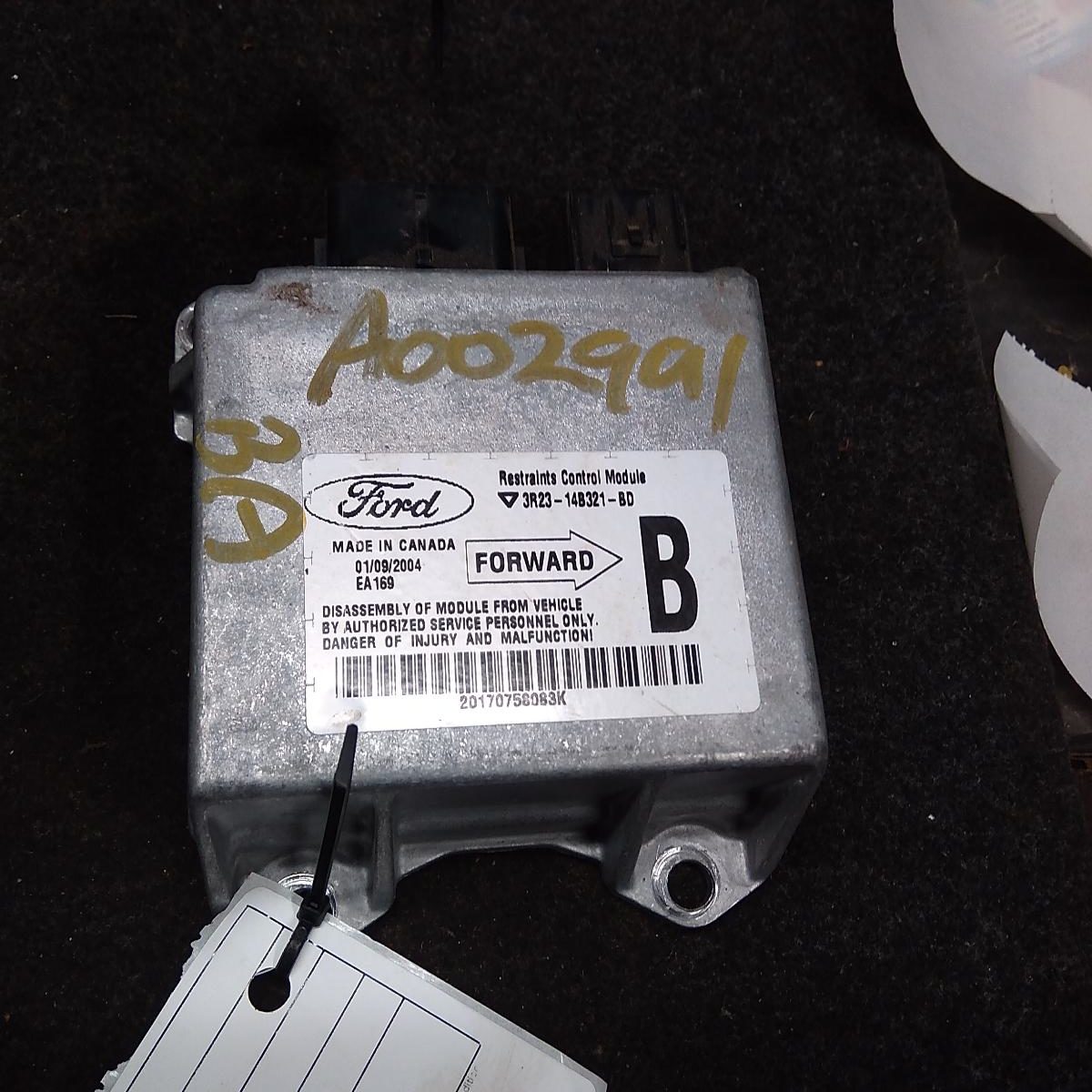 2003 FORD FALCON AIRBAG MODULE/SENSOR