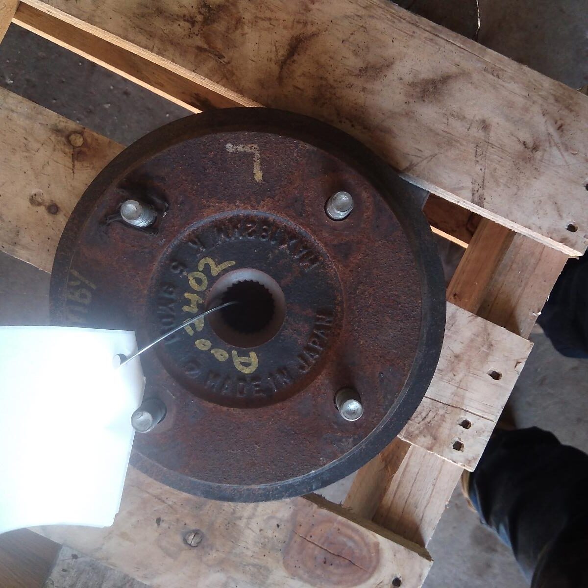 1990 SUBARU BRUMBY REAR BRAKE DISC/DRUM