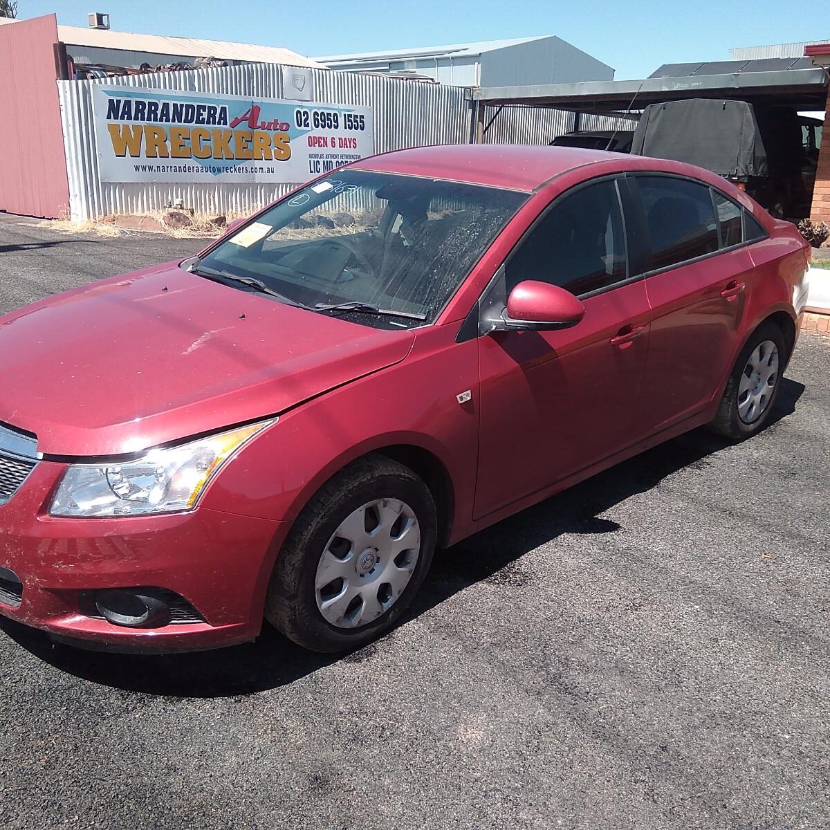 2011 HOLDEN CRUZE CALIPER