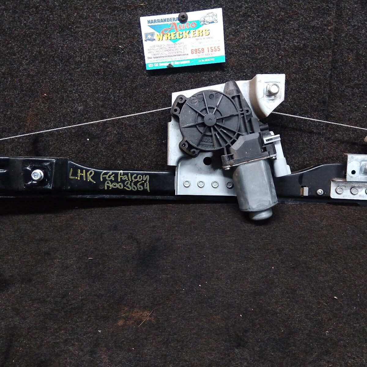 2010 FORD FALCON Left Rear Wnd Reg/Motor