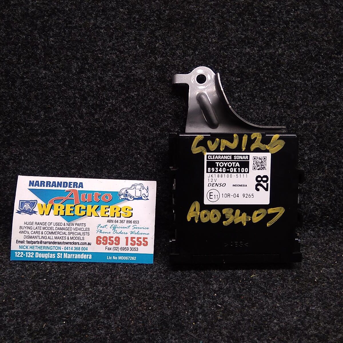 2021 TOYOTA HILUX Misc Switch/Relay