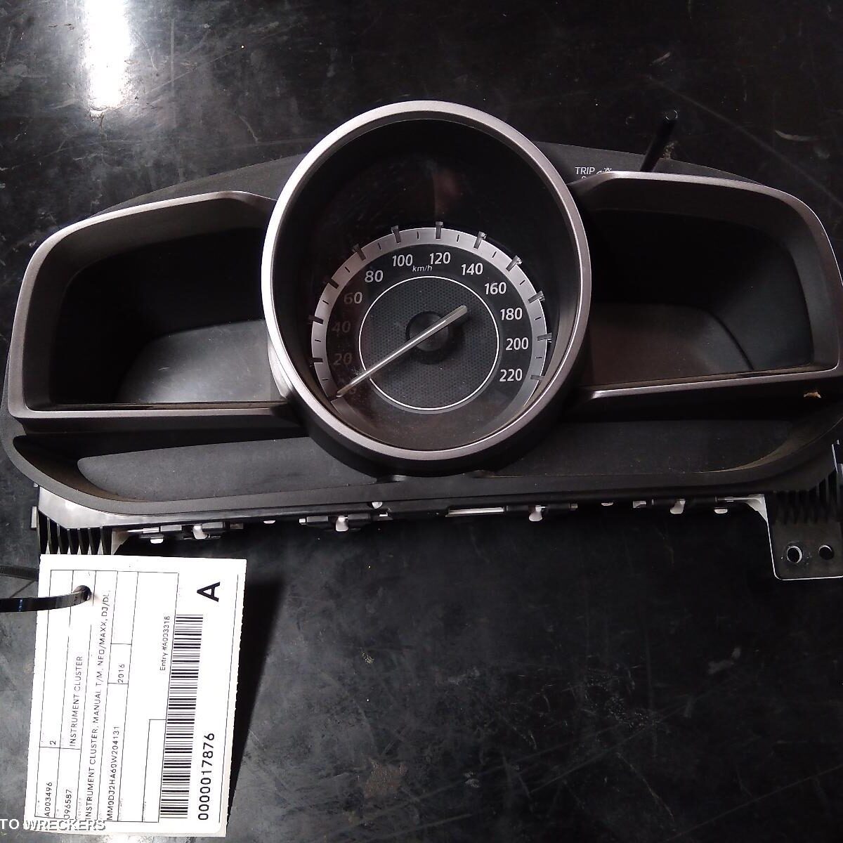 2016 MAZDA 2 Instrument Cluster