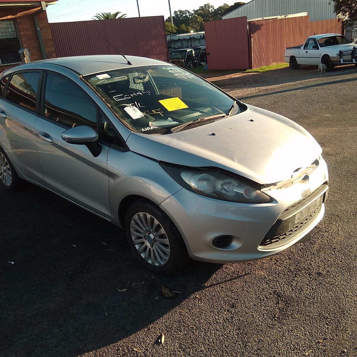 2012 FORD FIESTA RIGHT REAR DOOR SLIDING