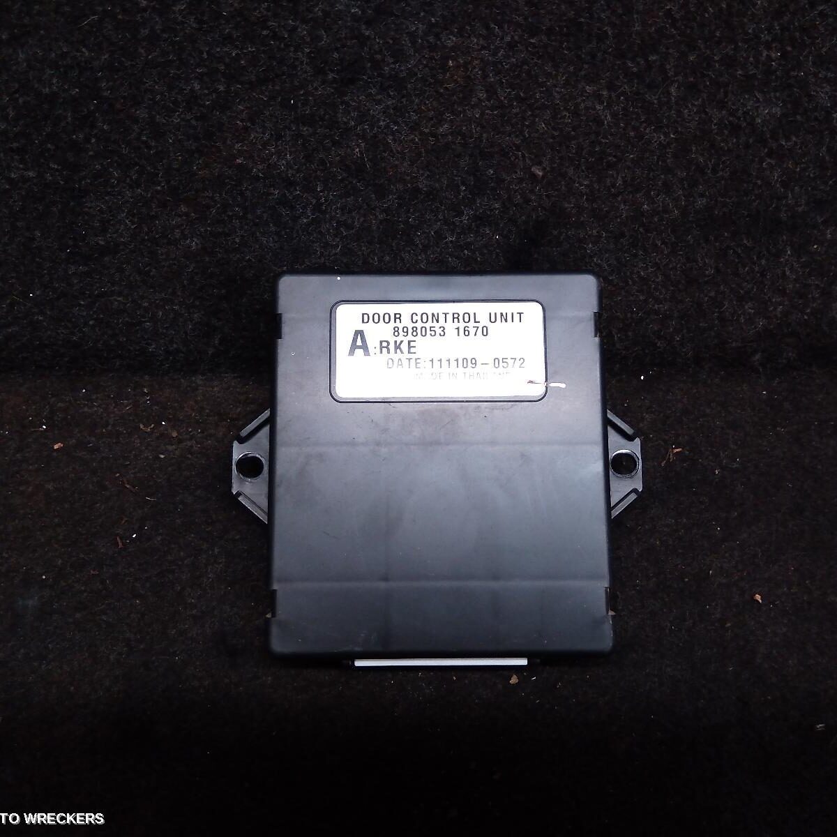 2010 HOLDEN COLORADO Ecu