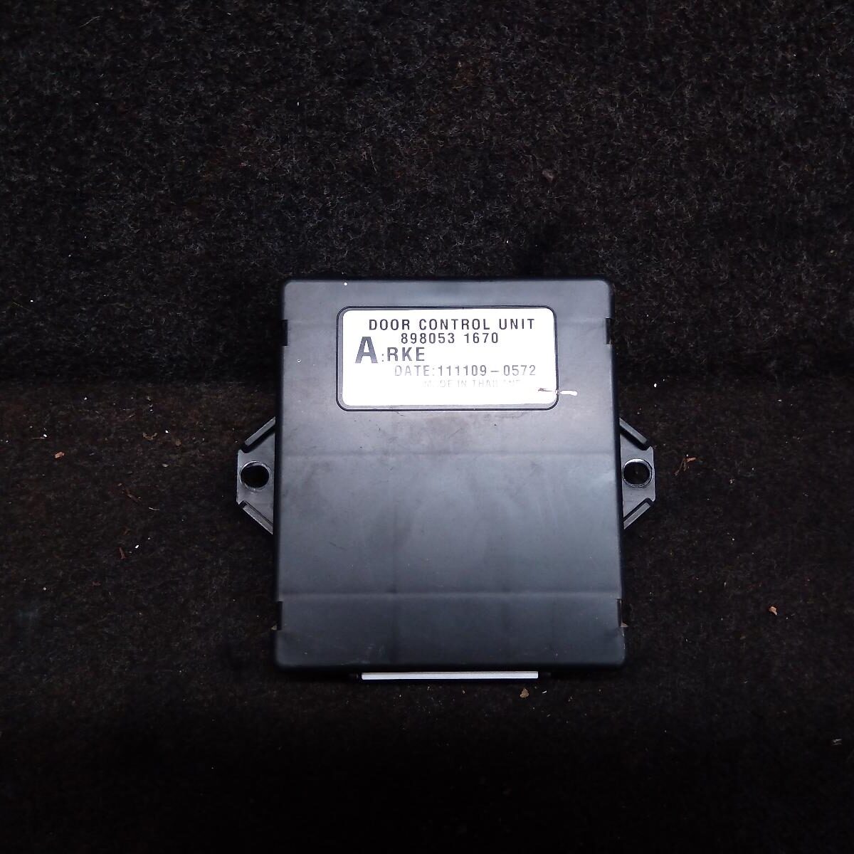 2010 HOLDEN COLORADO ECU