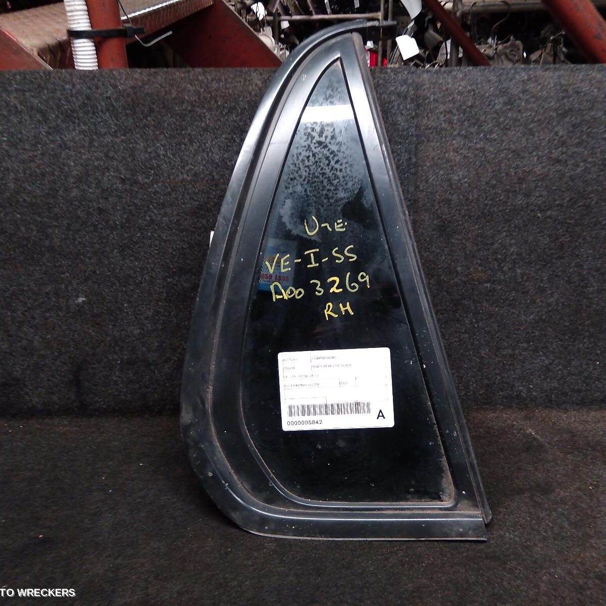 2009 HOLDEN COMMODORE Right Rear Side Glass