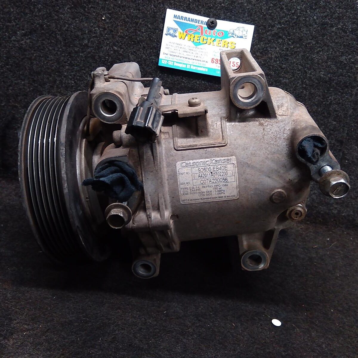 2007 NISSAN NAVARA A/C COMPRESSOR
