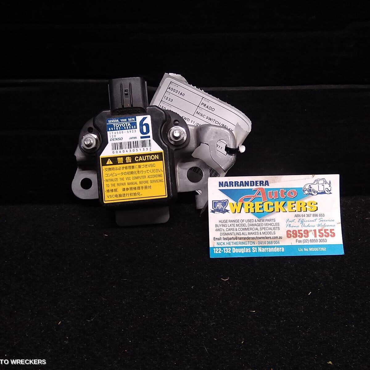 2011 TOYOTA PRADO Misc Switch/Relay