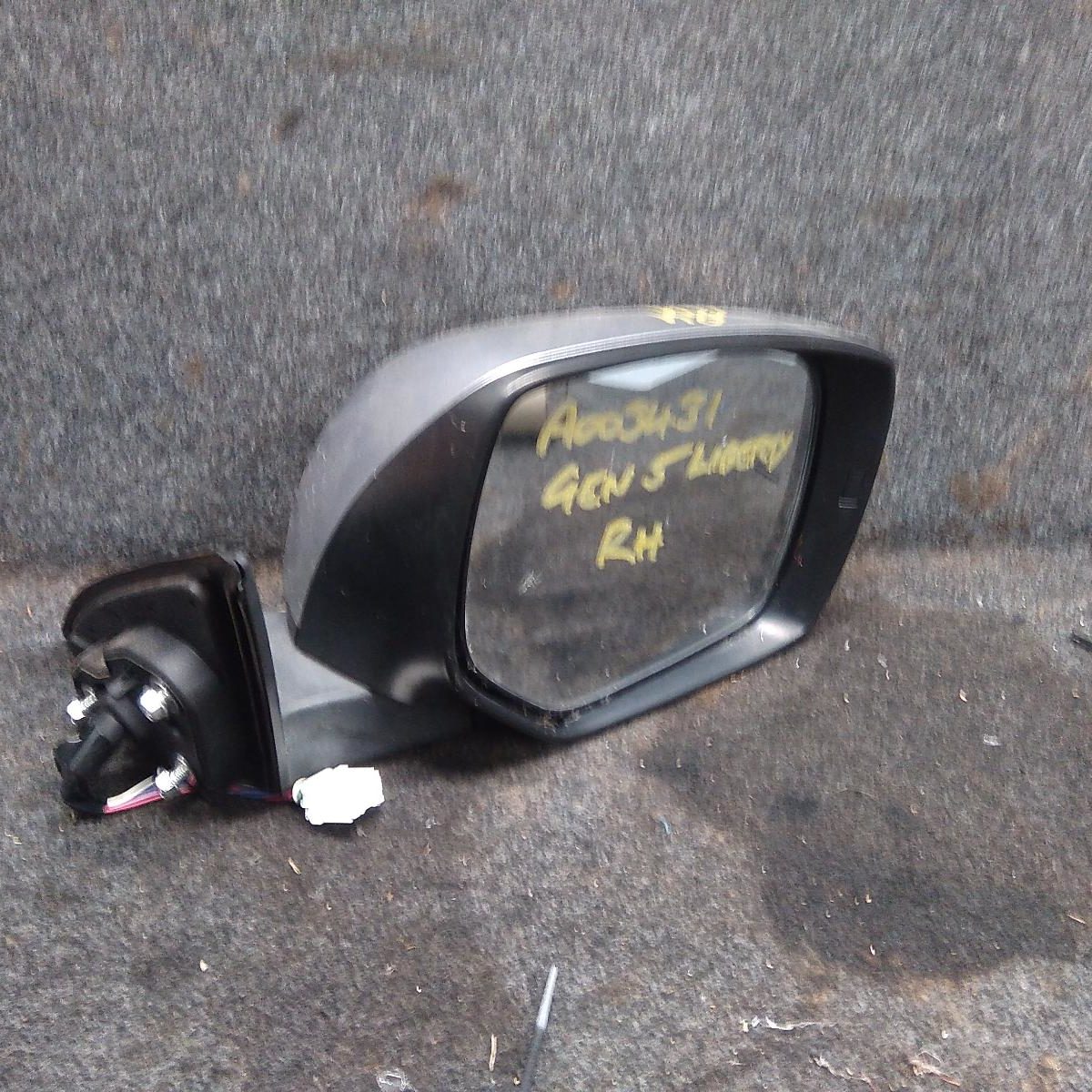 2014 SUBARU LIBERTY RIGHT DOOR MIRROR