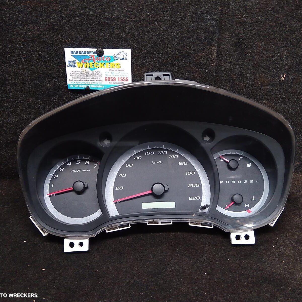2010 HOLDEN COLORADO Instrument Cluster
