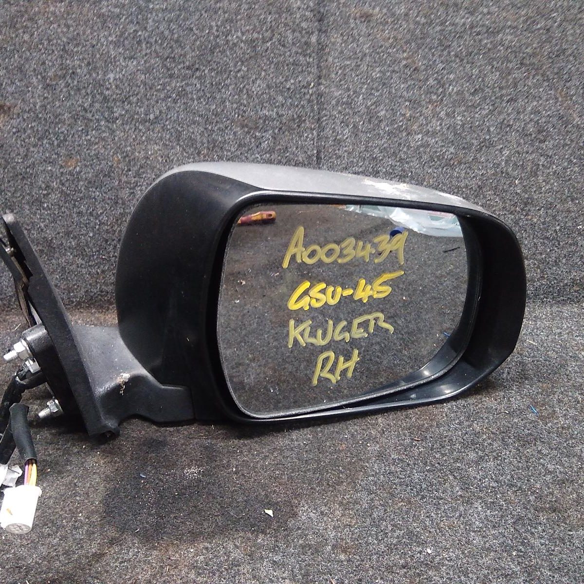 2013 TOYOTA KLUGER RIGHT DOOR MIRROR