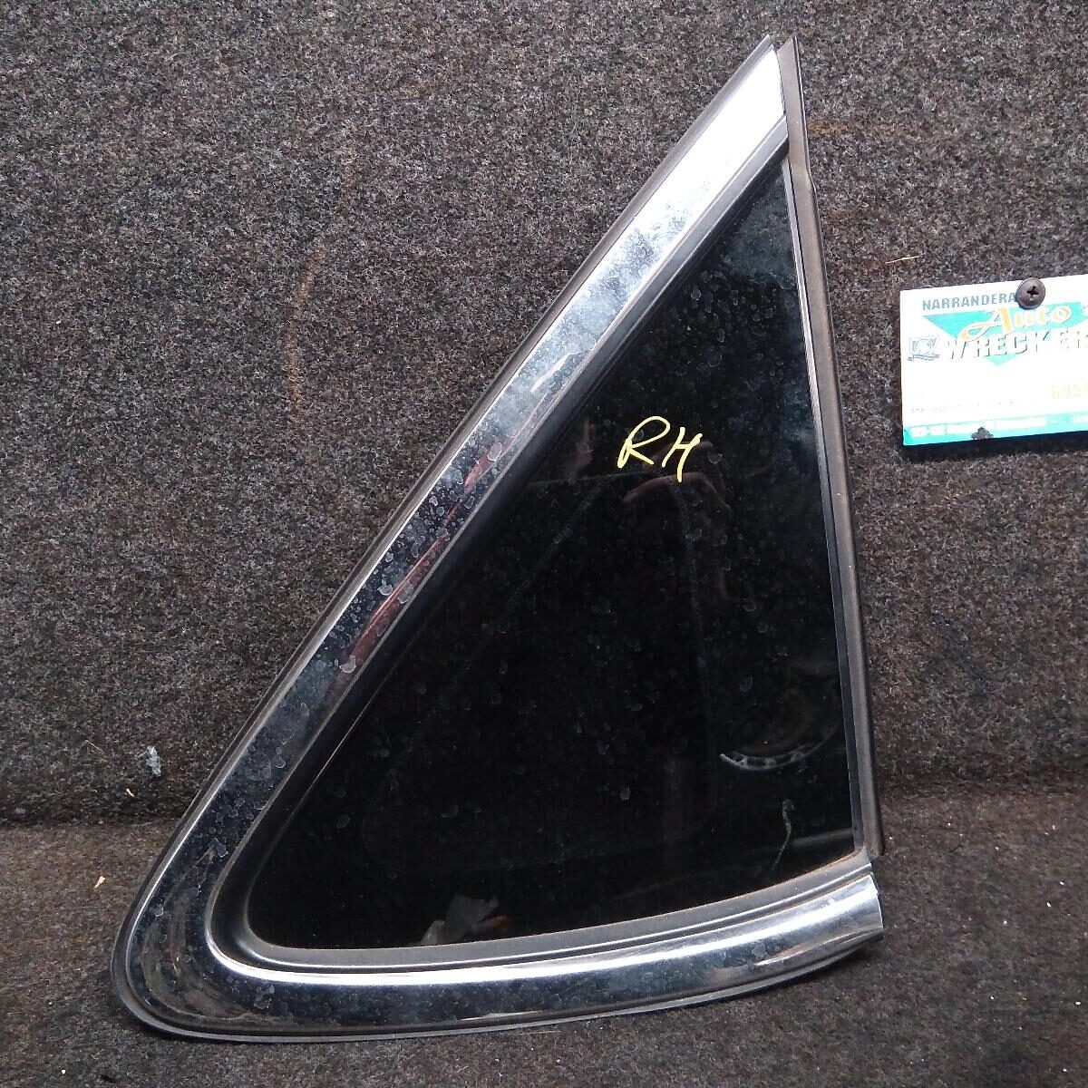2008 MAZDA 6 RIGHT REAR SIDE GLASS