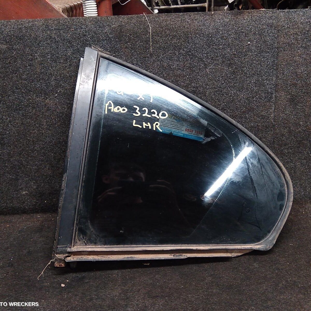 2012 FORD FALCON Left Rear 1/4 Door Glass