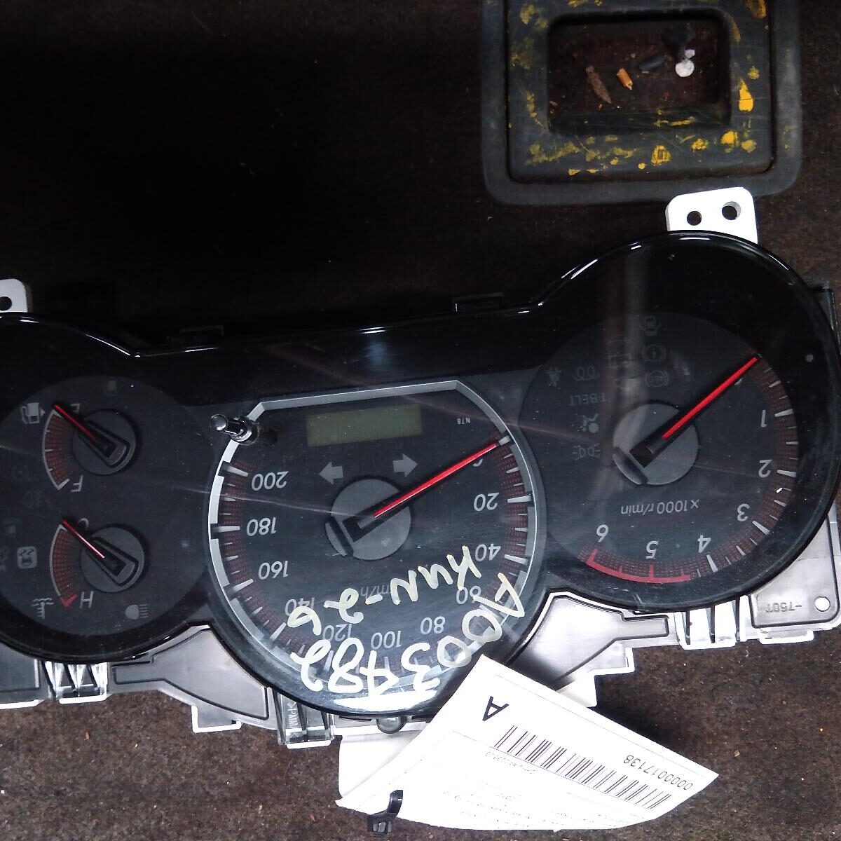 2012 TOYOTA HILUX INSTRUMENT CLUSTER